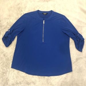 Royal Blue Blouse